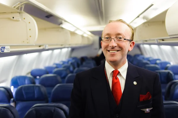 Delta Air Lines crew member — Stock fotografie