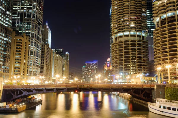 Городской пейзаж Чикаго — стоковое фото