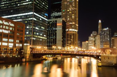 Cityscape downtown Chicago