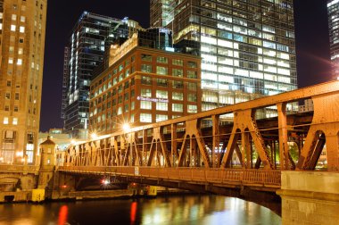 Cityscape downtown Chicago