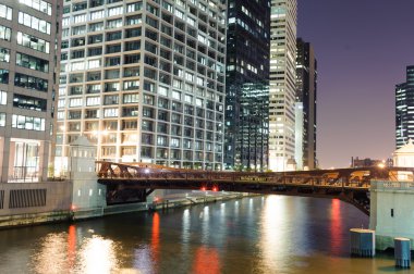 Cityscape downtown Chicago