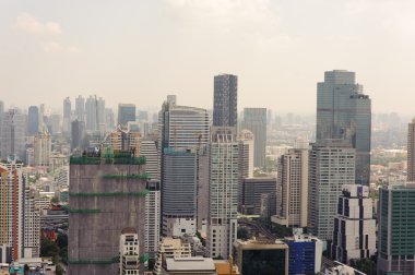 Bangkok şehir üzerinde hava vew