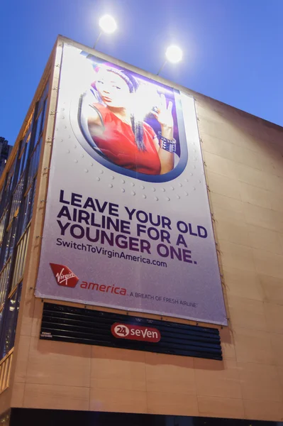 Publicité Virgin America . — Photo