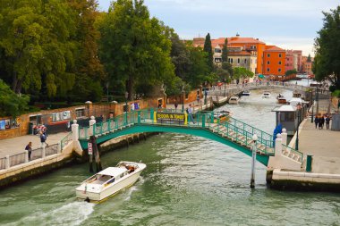 Venice canal in evening