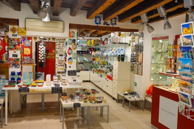 Shop interior in Vinice