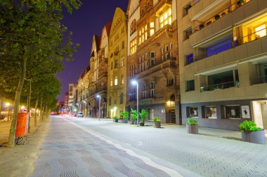 Beautiful Dusseldorf at night