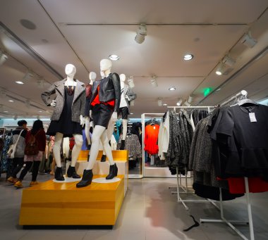 shopping women in store