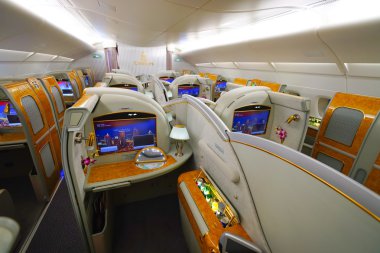 Emirlikleri Airbus A380 iç