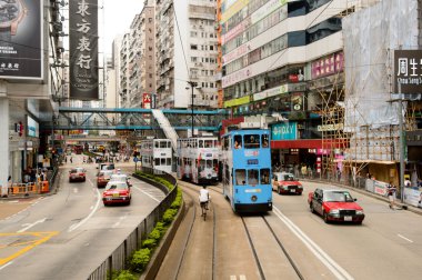 Hk street Tramvayda Çift katlı