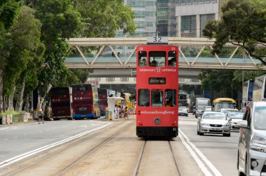 Hk street Tramvayda Çift katlı