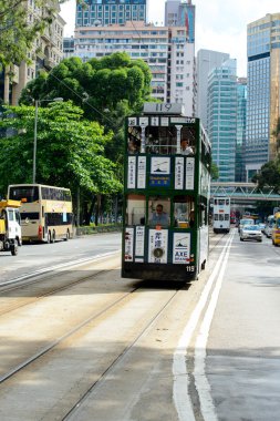Hk street Tramvayda Çift katlı
