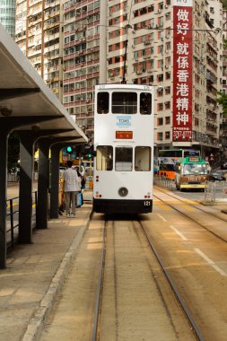 Hk street Tramvayda Çift katlı