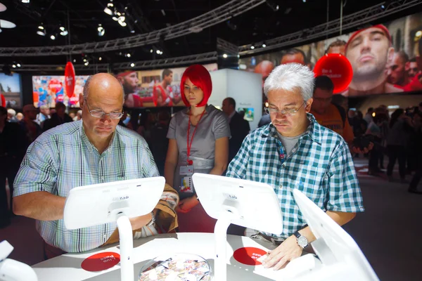 Stand Canon na Exposição Photokina — Fotografia de Stock