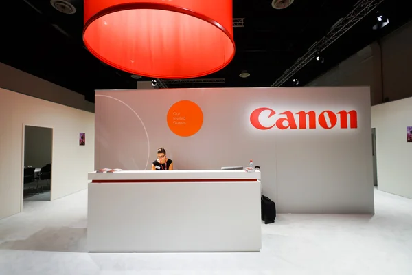 Stand Canon en Photokina Exposición — Foto de Stock