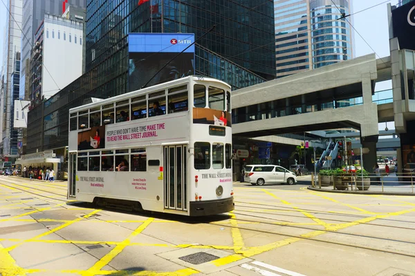 Hong Kong tráfego da baixa — Fotografia de Stock