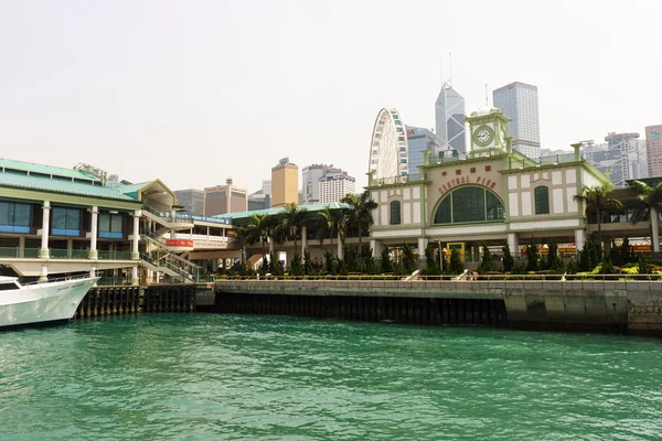 Гавань Виктория в Гонконге — стоковое фото