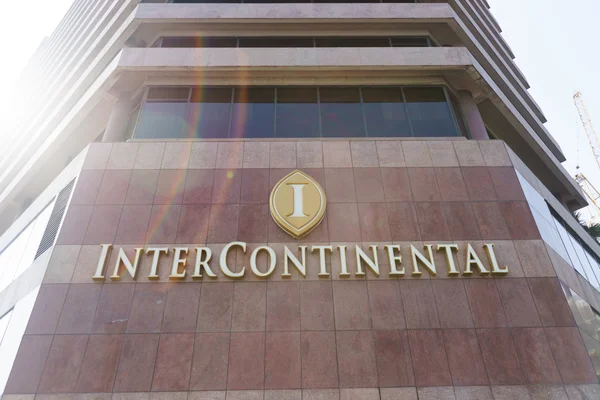 InterContinental Hotel facade — 图库照片