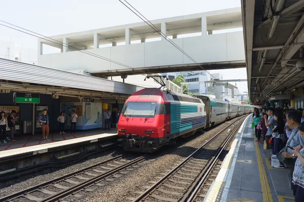 Estação ferroviária de trânsito em massa — Fotografia de Stock