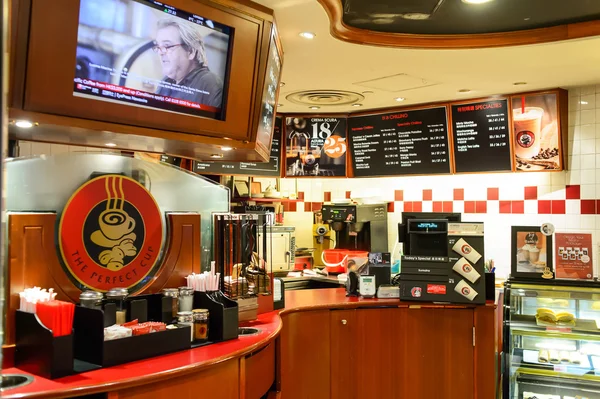 Pacific Coffee café interior — Fotografia de Stock