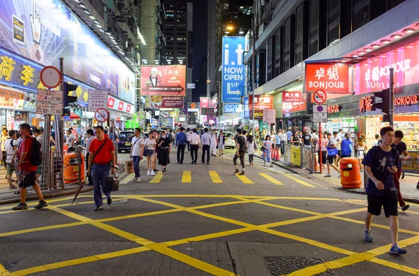 Району Монг Кок повна людей — стокове фото