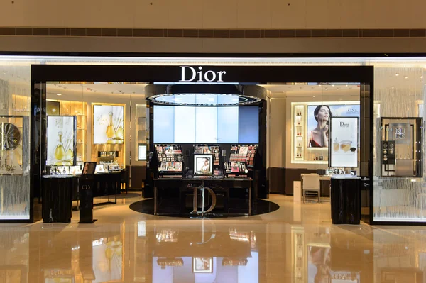 Dior cosméticos boutique interior — Foto de Stock
