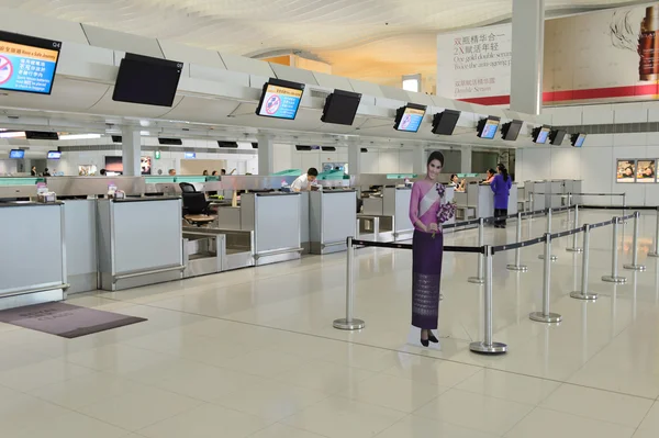 Internationale luchthaven Hongkong — Stockfoto