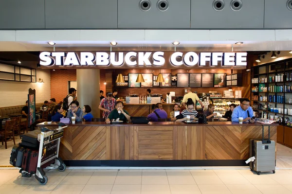 Interiér letiště Suvarnabhumi — Stock fotografie