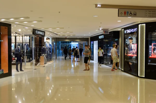 Interior do shopping de Hong Kong — Fotografia de Stock