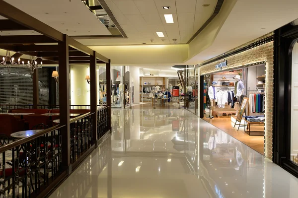 Interior do shopping de Hong Kong — Fotografia de Stock