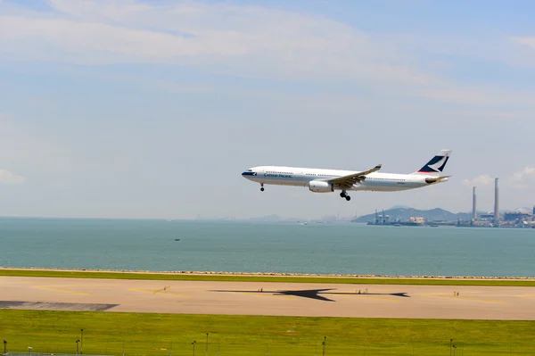 Aeronave Cathay Pacific — Fotografia de Stock