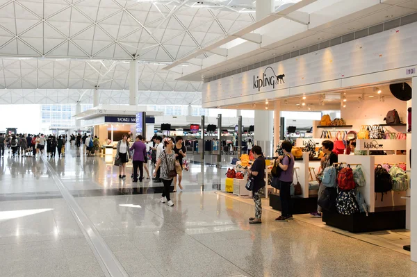 Міжнародний аеропорт Гонконгу інтер'єру — стокове фото