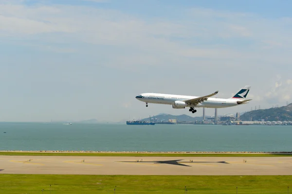 Velivolo di Cathay pacific — Foto Stock