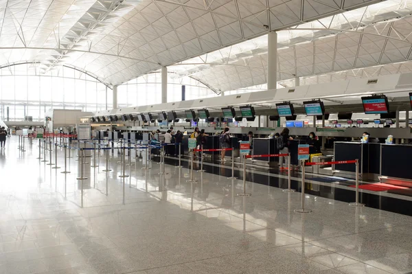 Aeropuerto Internacional de Hong Kong interior —  Fotos de Stock