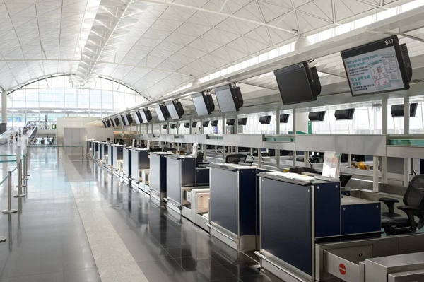 Aeropuerto Internacional de Hong Kong interior —  Fotos de Stock