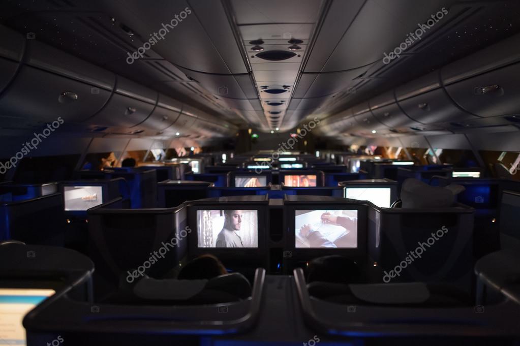 Emirates Airbus A380 Business Class Interieur