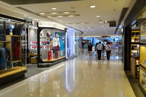 Hong Kong nákupní centrum interiér — Stock fotografie