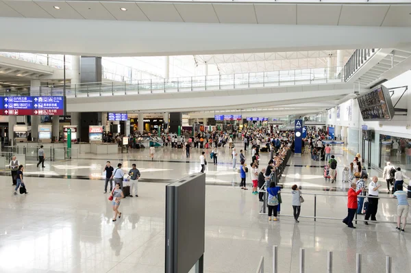 Hong Kong Interno dell'aeroporto internazionale — Foto Stock