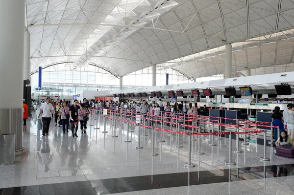 Hong Kong International Airport interior — Stock Photo, Image