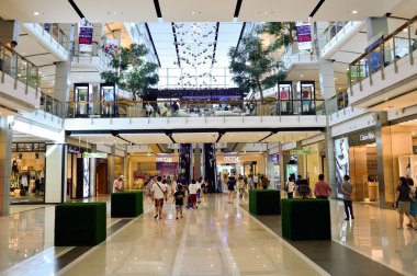 Bangkok alışveriş merkezi iç