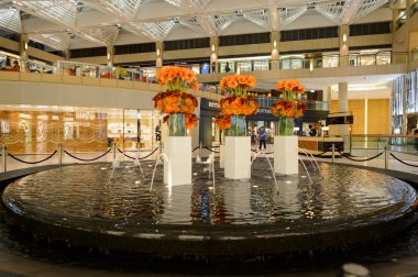 interior of the Landmark shopping mall