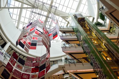 Bangkok alışveriş merkezi iç