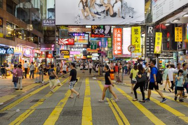 Gece Mong Kok alanı