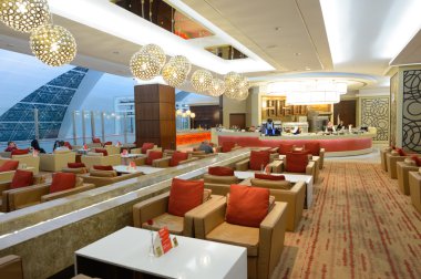 Emirlikleri iş sınıfının lounge iç