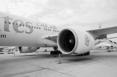 Emirates Boeing 777 in Dubai