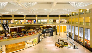interior of the Landmark shopping mall