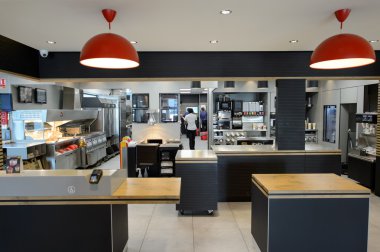 McDonald's Restoran iç.