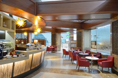 Emirlikleri iş sınıfının lounge iç