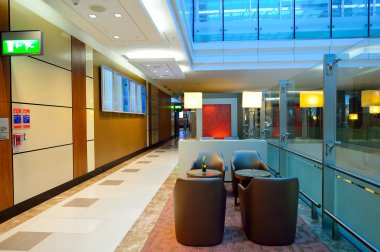 Emirlikleri iş sınıfının lounge iç