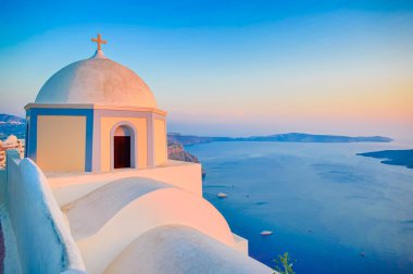 Orthodox Church building on Santorini