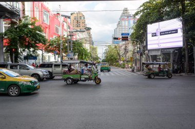 Bangkok şehir sokaklarında